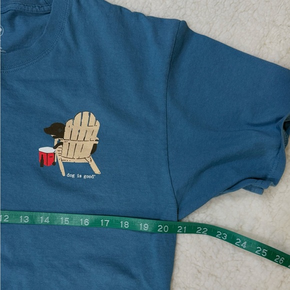 Dog is Good Never Drink Alone T Shirt w/ Black Lab Men’s Unisex Large GUC - Picture 6 of 7